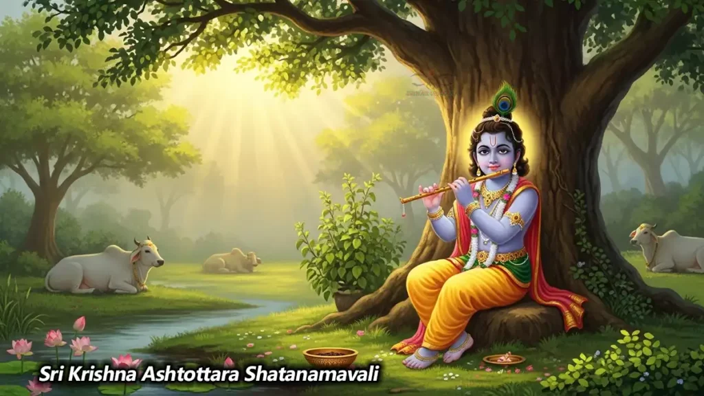 Sri Krishna Ashtottara Shatanamavali in english