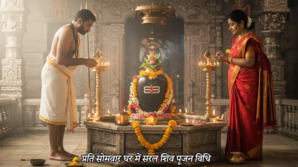 सोमवार शिव पूजा विधि